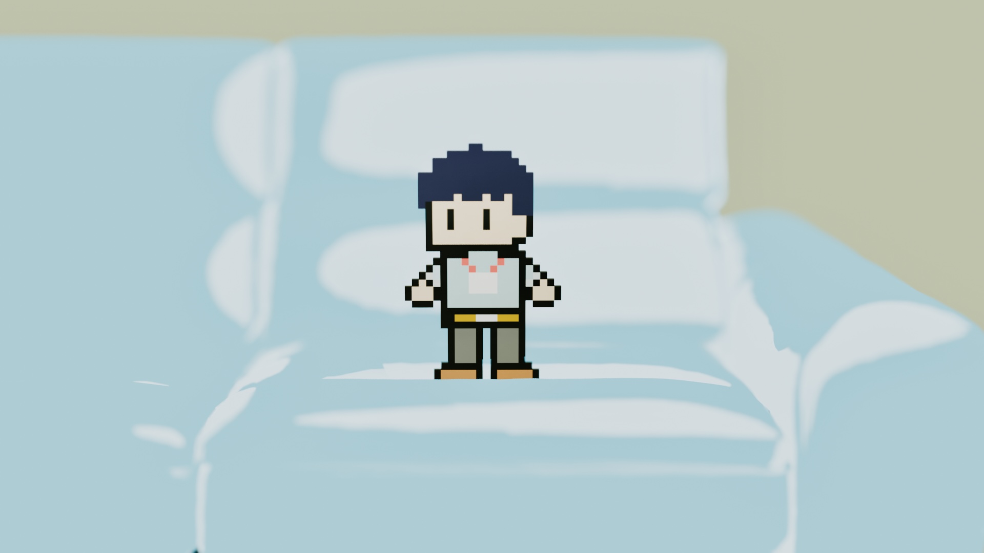 take pixel piece into Blender